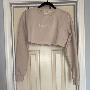 Lounge Cropped Sweatshirt